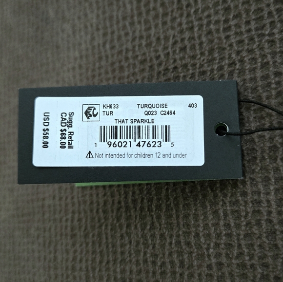 Kate Spade♠️ "That Sparkle" Turquoise🩵 Pendant Necklace - NWT - Picture 16 of 16